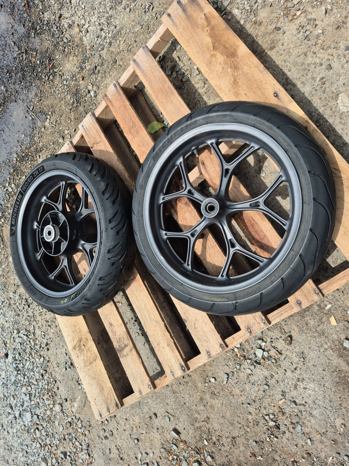 2012 Honda Nc700x Wheel Rim & Tire Front & Rear *straight* OEM