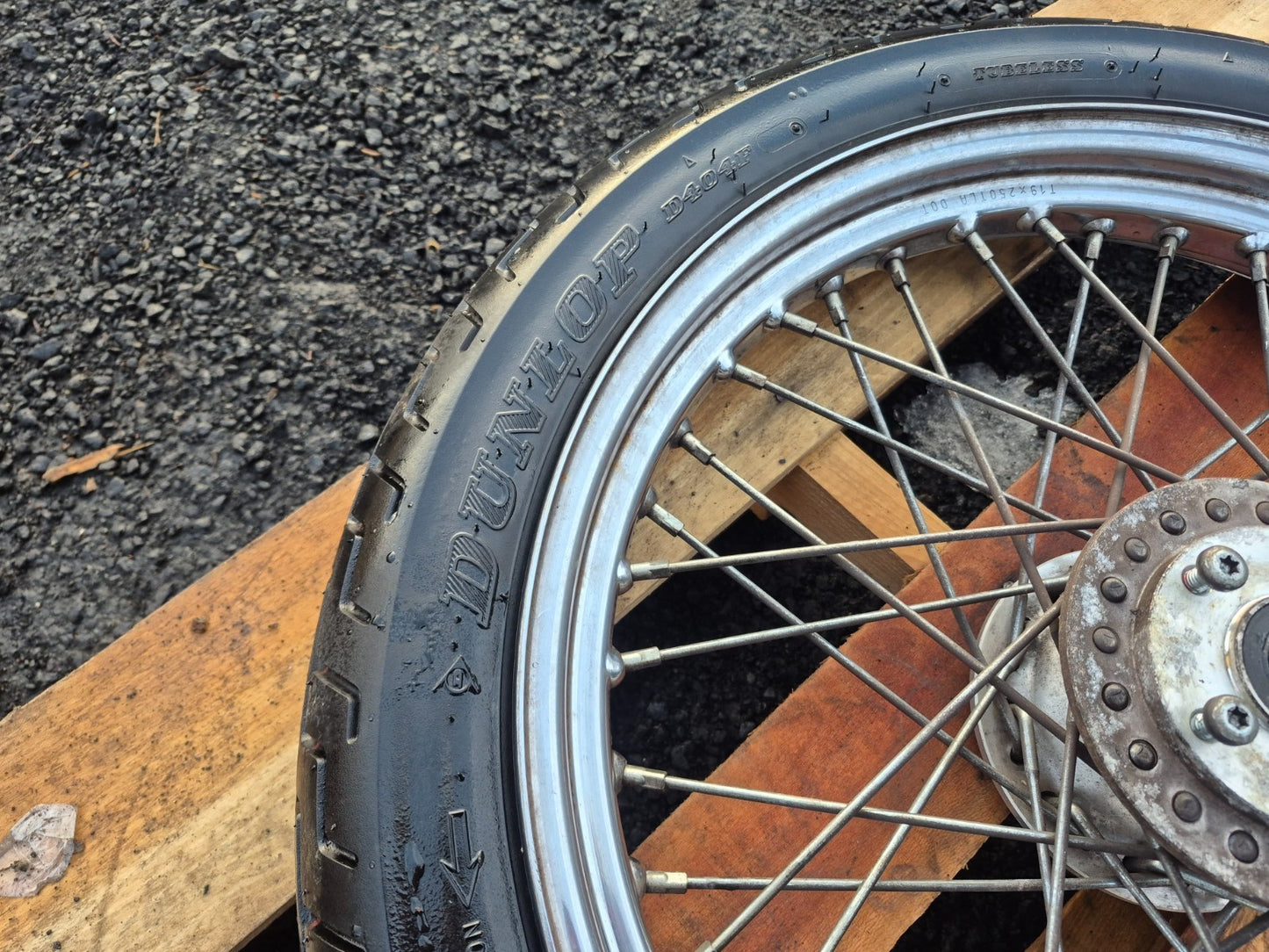1997 Harley Sportster Xl883  Xl 883 Rear & Front Wheel W/ Tire Pair 16" 19" OEM