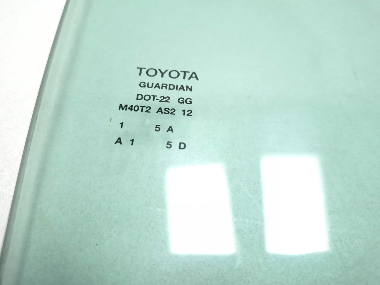 2012 Toyota Camry Rear Door Window Glass Passenger Side Right OEM