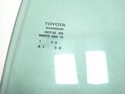2012 Toyota Camry Rear Door Window Glass Passenger Side Right OEM
