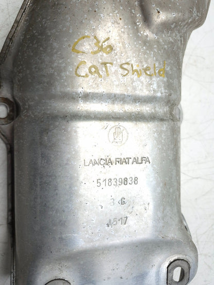 2014 Fiat 500l Engine Exhaust Heat Shield 51839838 OEM