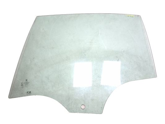 2013 BMW 328i F30 Rear Door Window Glass Driver Side Left OEM