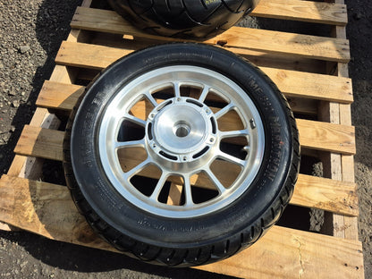 2014 Triumph America Wheel Rim W/tire Metzeler Front & Rear Pair OEM