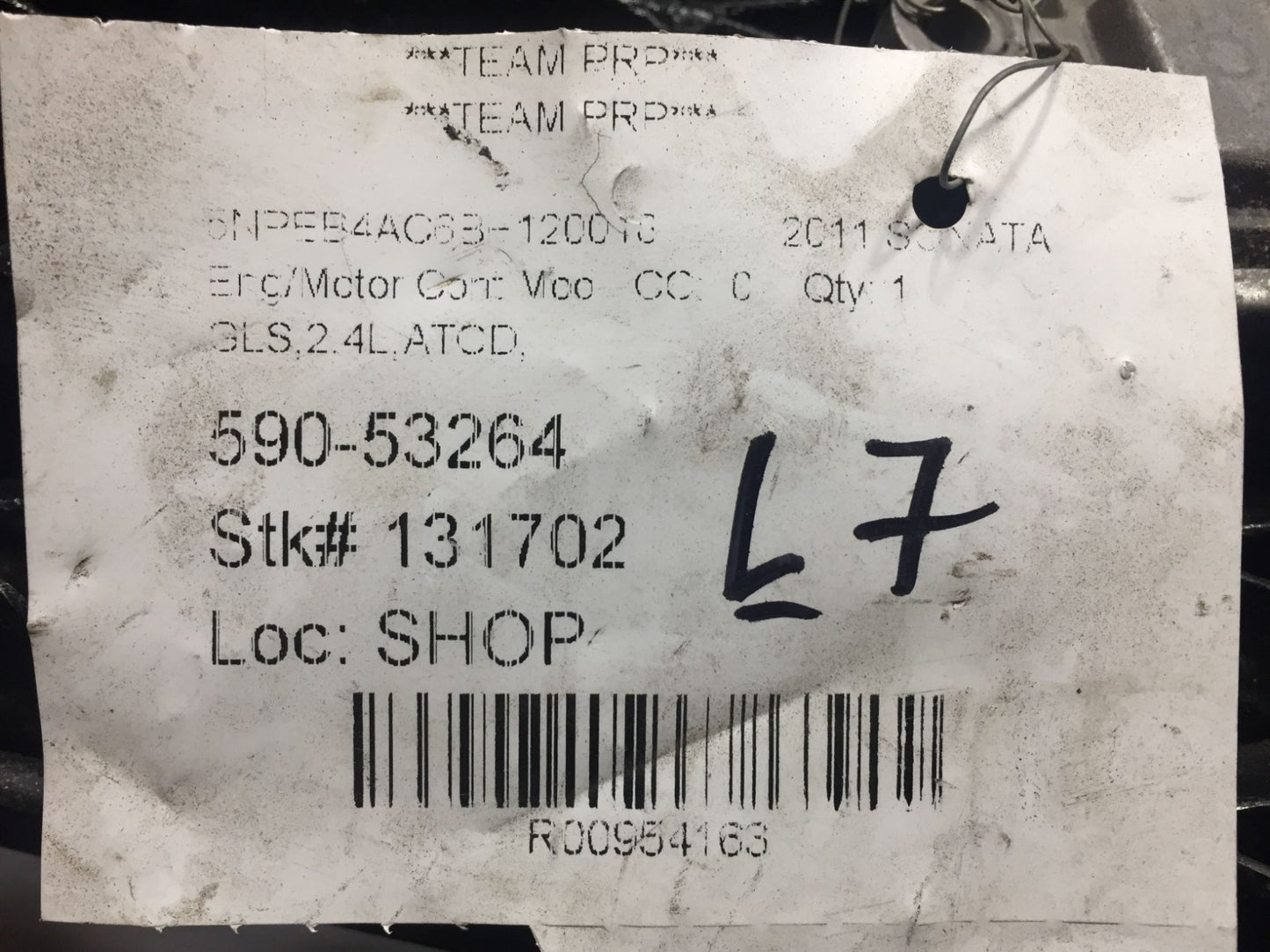 11 2011 Hyundai Sonata 2.4l Engine Computer Module Unit Ecm Ecu OEM OEM N1 52k