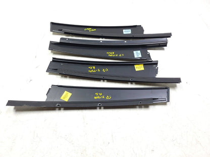 02 - 08 Jaguar X-type Door Pillar Trim Chrome Molding 4pcs OEM 86k