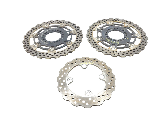 2012 Kawasaki Versys Le650c Rear & Front Brake Disc 3 Pcs  OEM