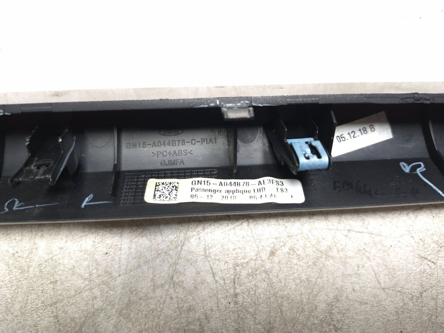 2019 Ford Ecosport Dashboard Trim Molding Passenger Side Right OEM