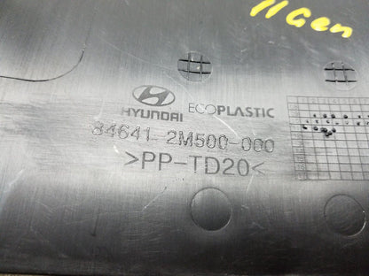 09-12 Hyundai Genesis Coupe Center Console Rear Trim Panel OEM