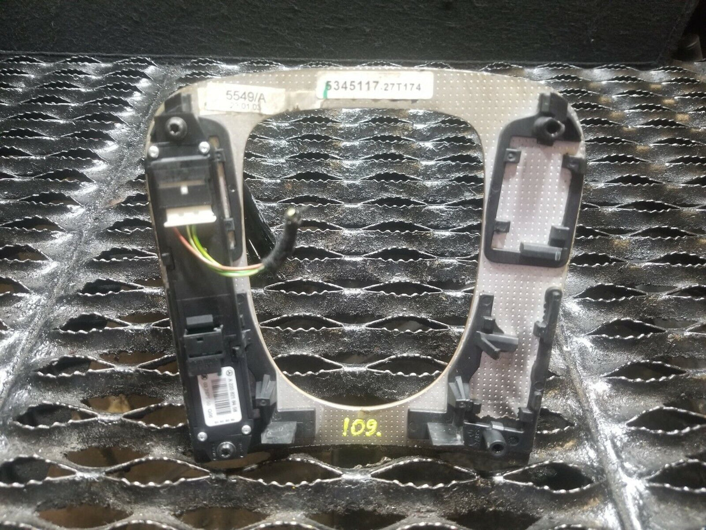 00 01 02 06 Mercedes W220 S430 S500 Center Console Shifter Trim Bezel OEM #109
