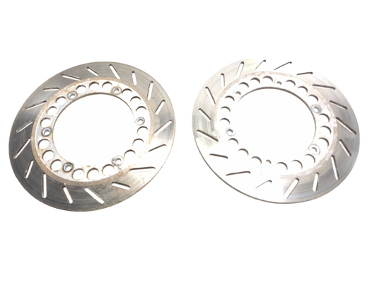 1993 Yamaha Virago Xv750 Front Left & Right Brake Disc Pair OEM