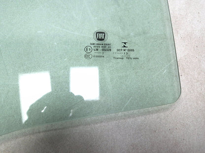 2013 Fiat 500 Turbo Front Driver Door Window Glass OEM