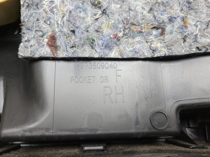 11-16 Subaru Impreza Sedan Front Door Trim Panel Passenger Side OEM 81k Miles