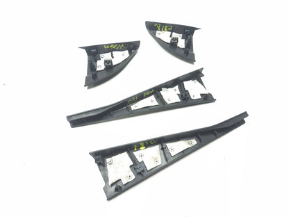 2012 Honda Cr-z Front Door Exterior Corner & Pillar Trim Cover 4 Pcs OEM
