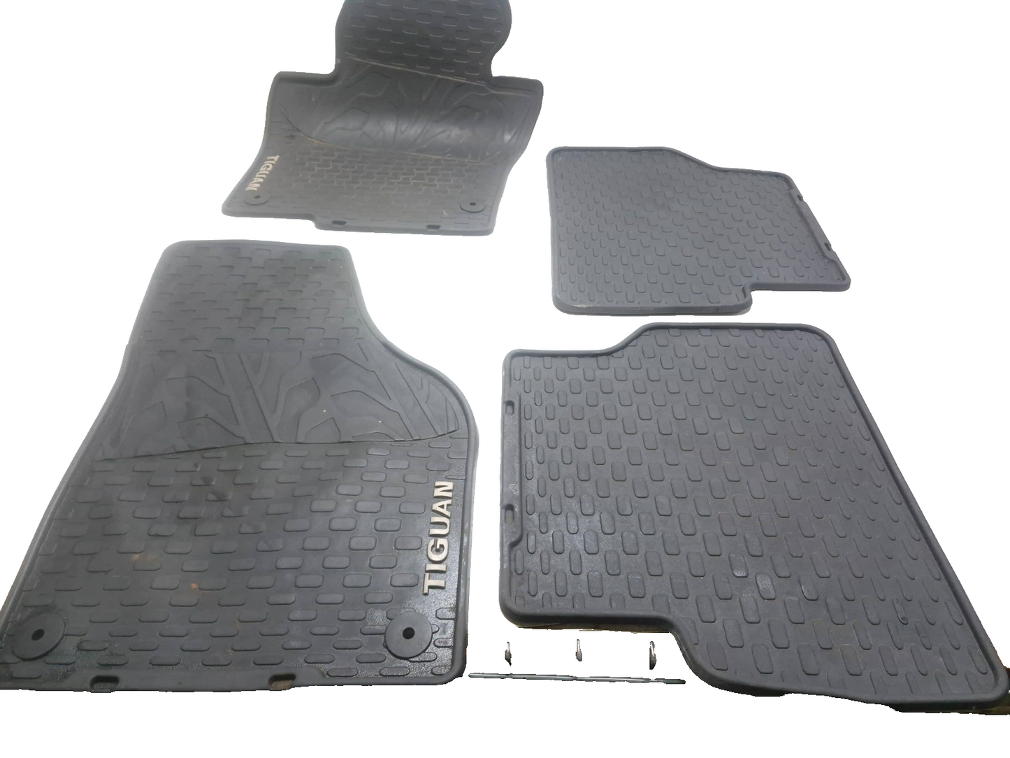 2011 Volkswagen Tiguan All Weather Rubber Floor Mat 4pcs OEM
