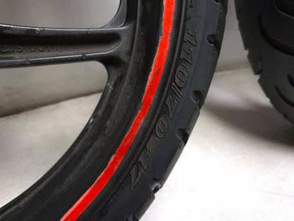 2019 Honda Cbr300r Rear & Front Wheel W/ Tire Pair R 17 OEM
