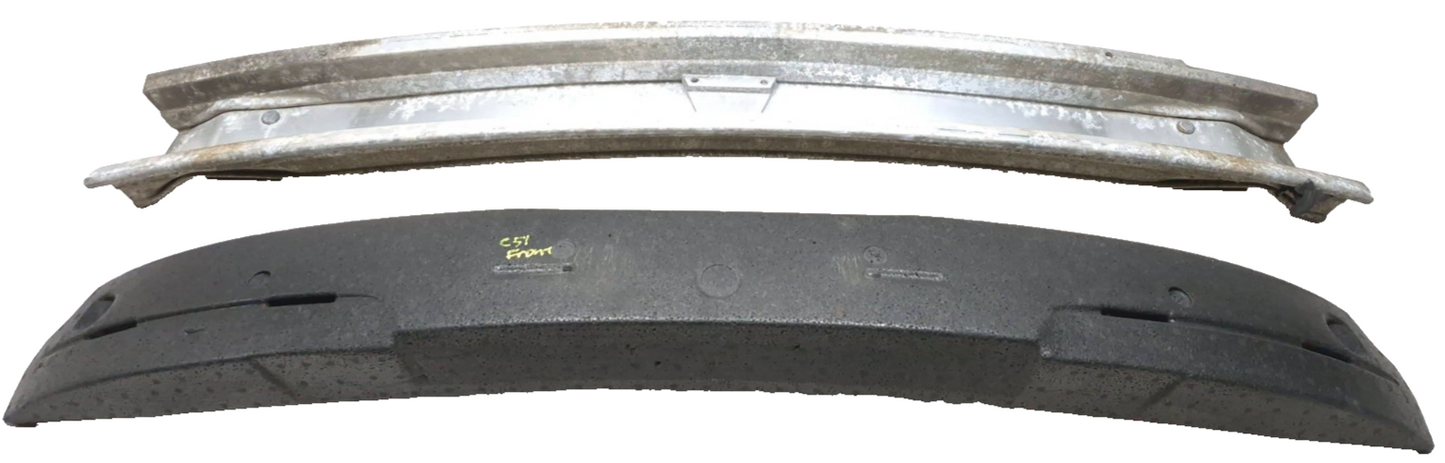 2007 Saab 9-5 Aero Metal Bumper Reinforcement & Front Foam Cover OEM