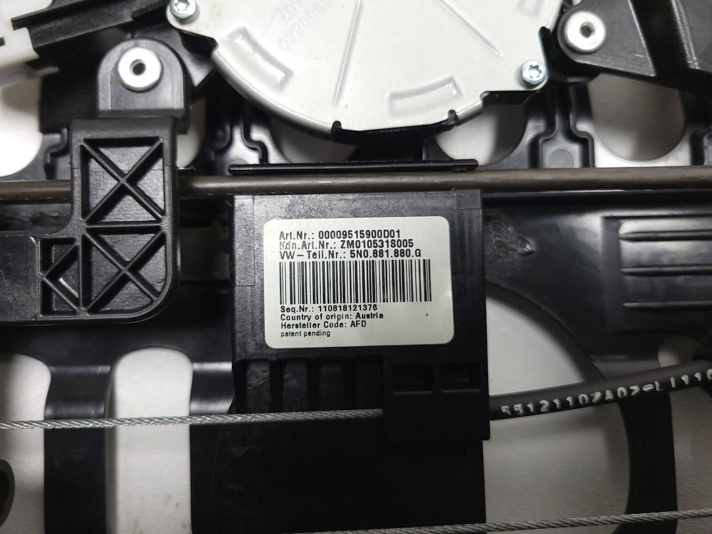 2012 Audi A7 Front Right Seat Adjust Motor Lumbar Support OEM