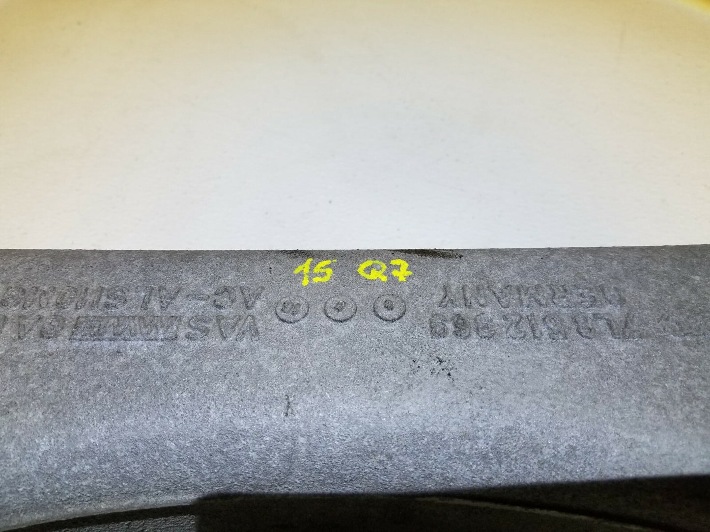 2015 Audi Q7 Rear Upper Cross Subframe Crossmember OEM