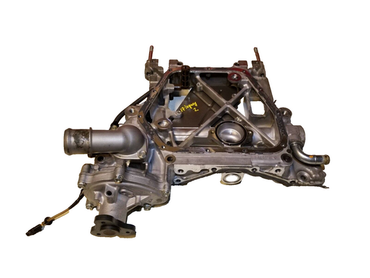 2017 Subaru Legacy Engine Upper Oil Pan W/ Water Pump 2.5l OEM