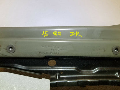 2015 Audi Q7 Front Upper Fender Mount Bracket Reinforcement Driver Side OEM