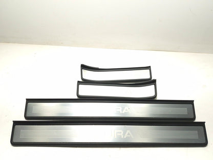2007 Acura Tl Type-s Front & Rear Door Sill Trim Scuff Plate 4 Pcs OEM