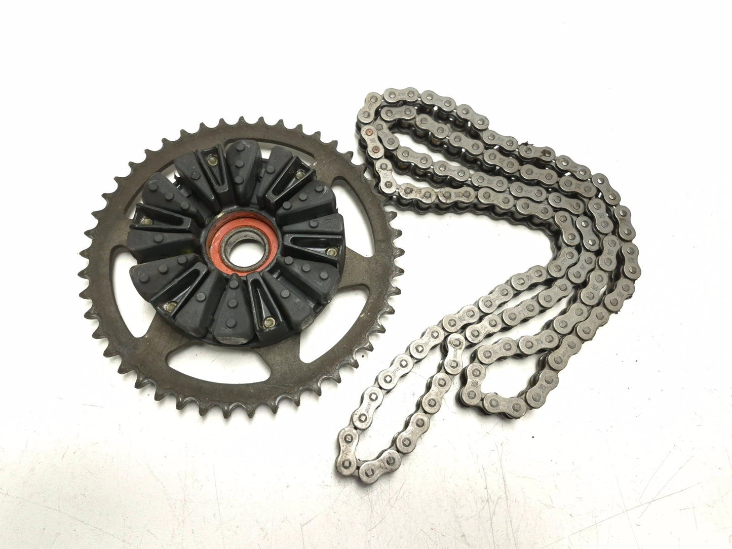2004 Yamaha Fz6 S Rear Sprocket & Drive Chain Pair OEM