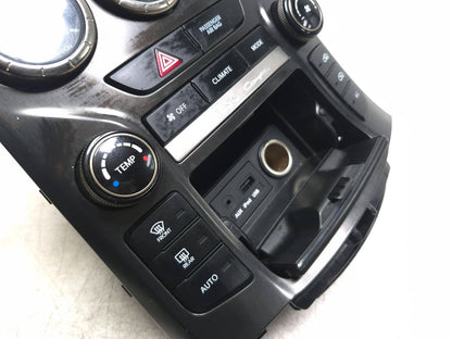 2013 Hyundai Genesis AC Heater Control Panel OEM