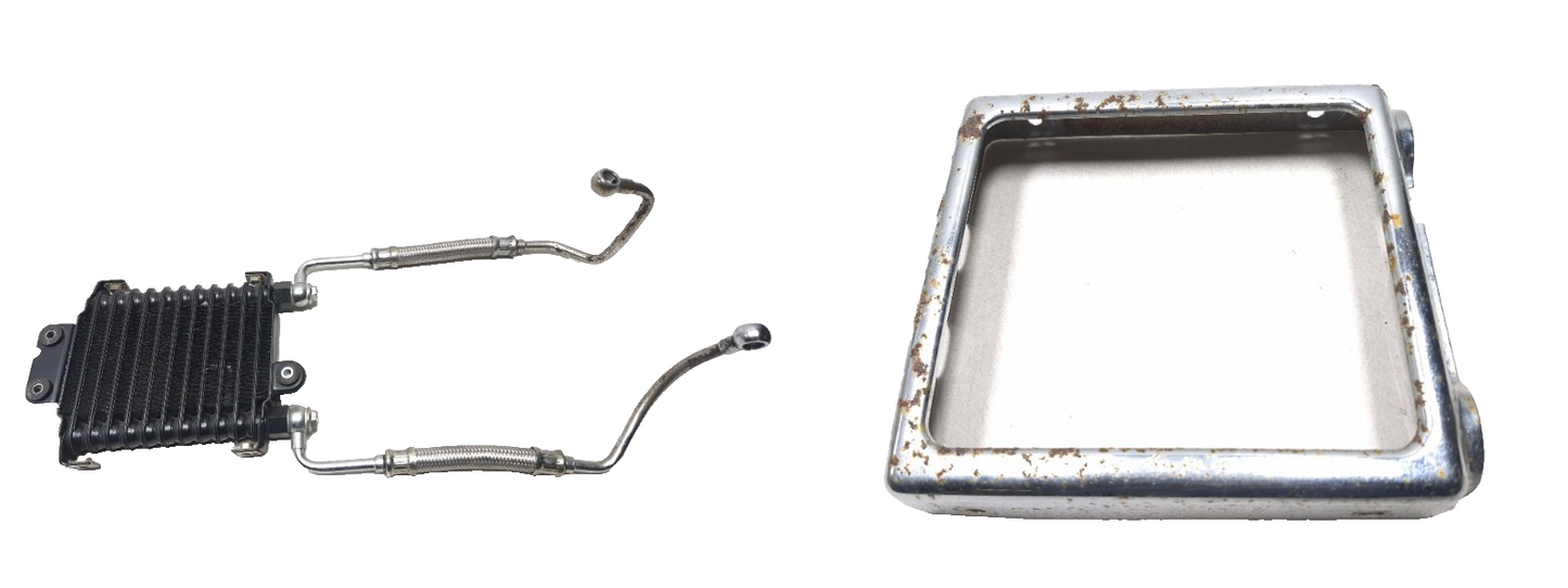 1999 Suzuki Intruder 1500 Oil Cooler & Cover Pair OEM