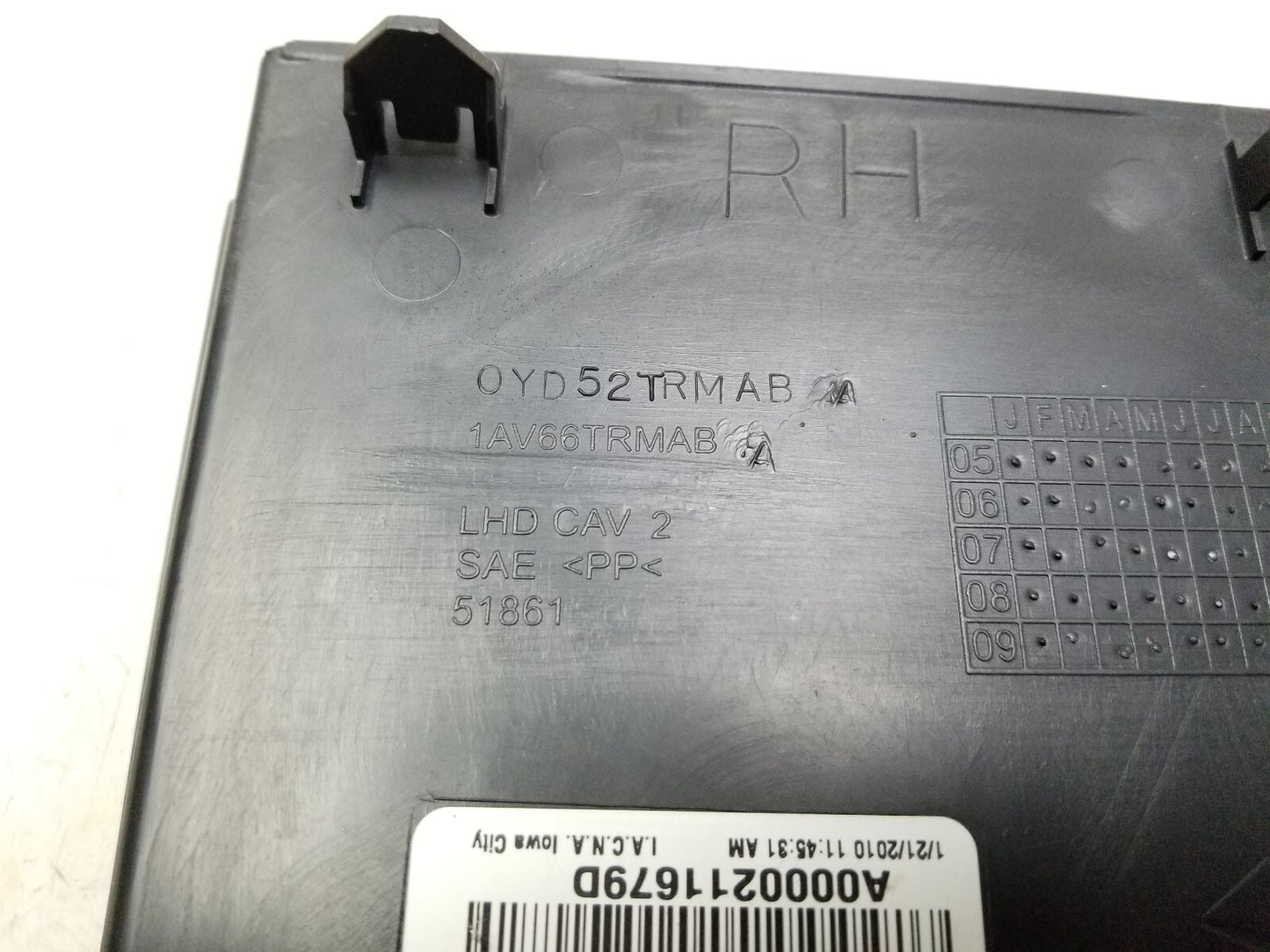 2007-2012 Dodge Caliber Dash End Cap Cover Trim Left & Right OEM