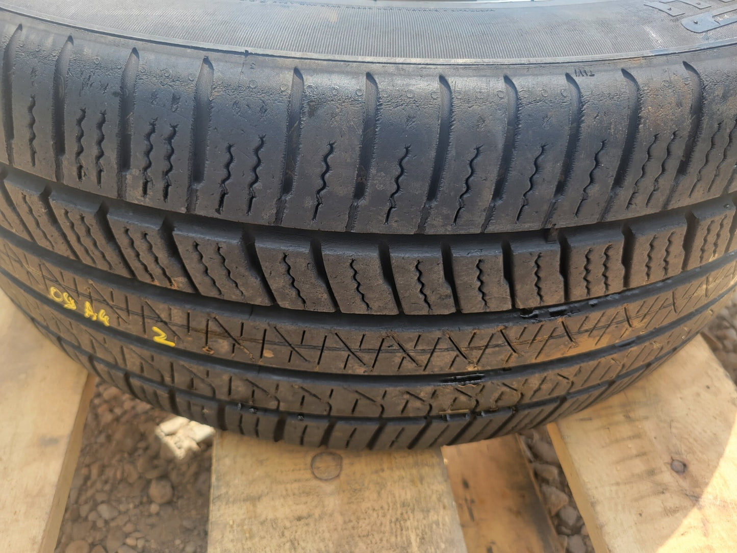 2009 Audi A4 Wheel Rim & Tire Pirelli P Zero 245/45r17 2pcs OEM