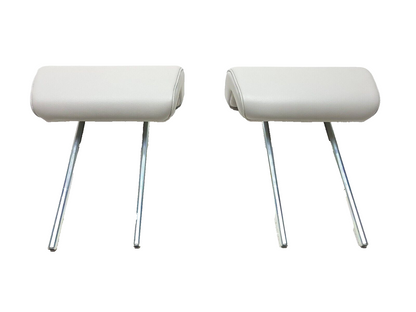 2007 - 2009 Acura Mdx 3rd Row Rear Seat Headrest Leather Set Of 2 OEM