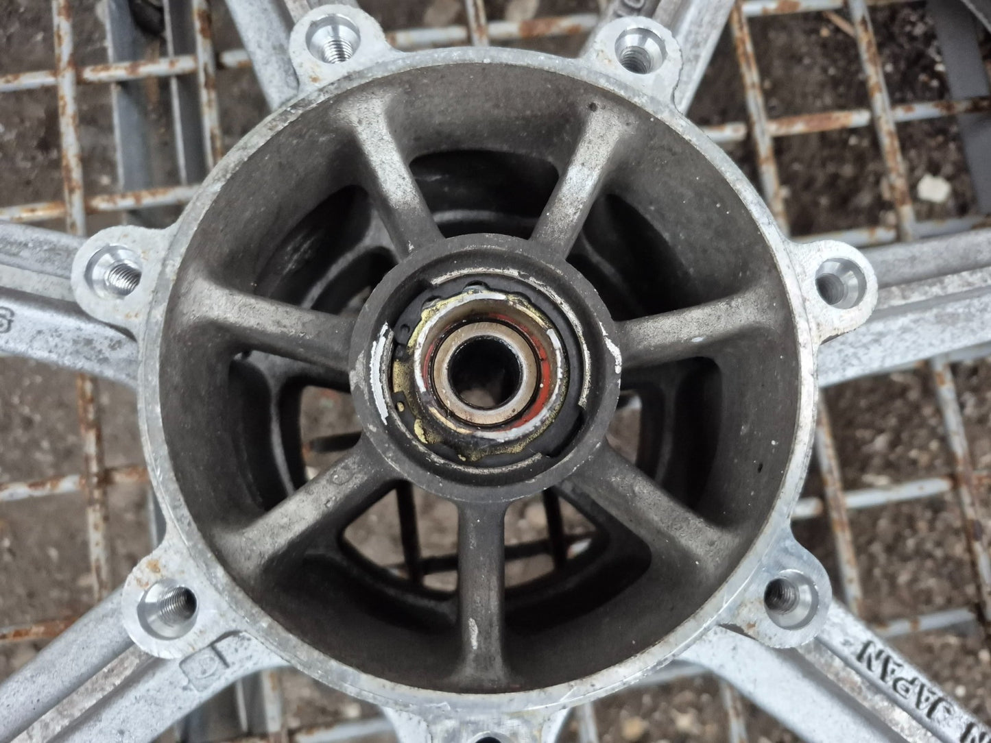 1990 Kawasaki Vn750 Vulcan Rear & Front Wheel W/ Tire Pair R 15 R 19 OEM