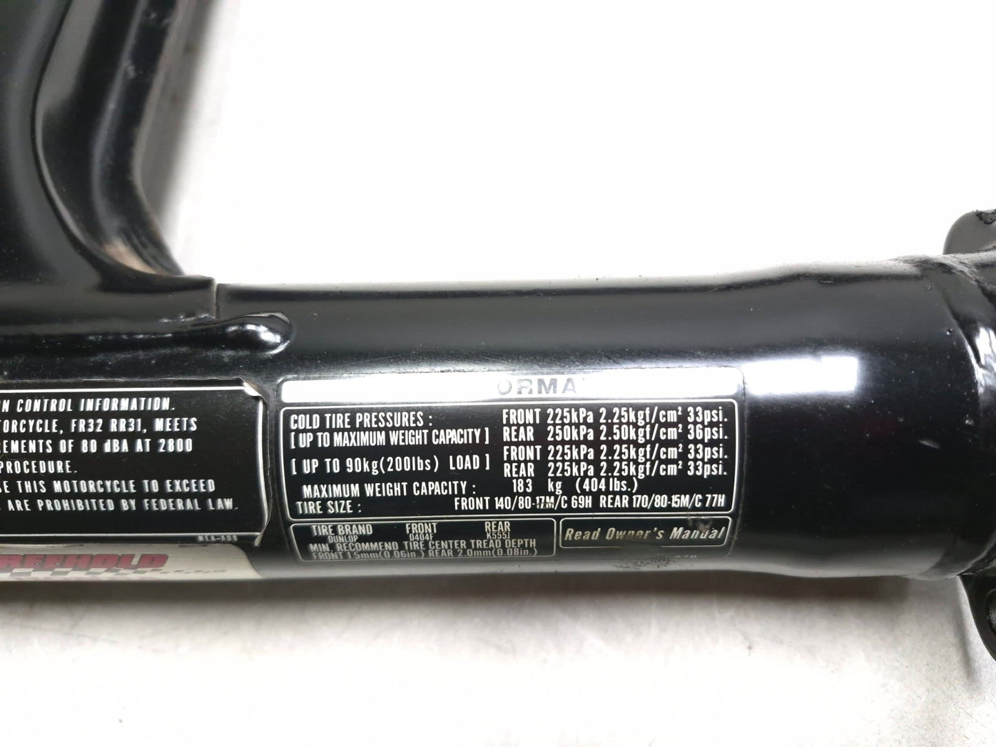 2006 Honda Vtx 1300s Rear Swingarm OEM