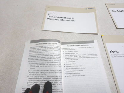 2019 Hyundai Kona Owner Manual Set OEM