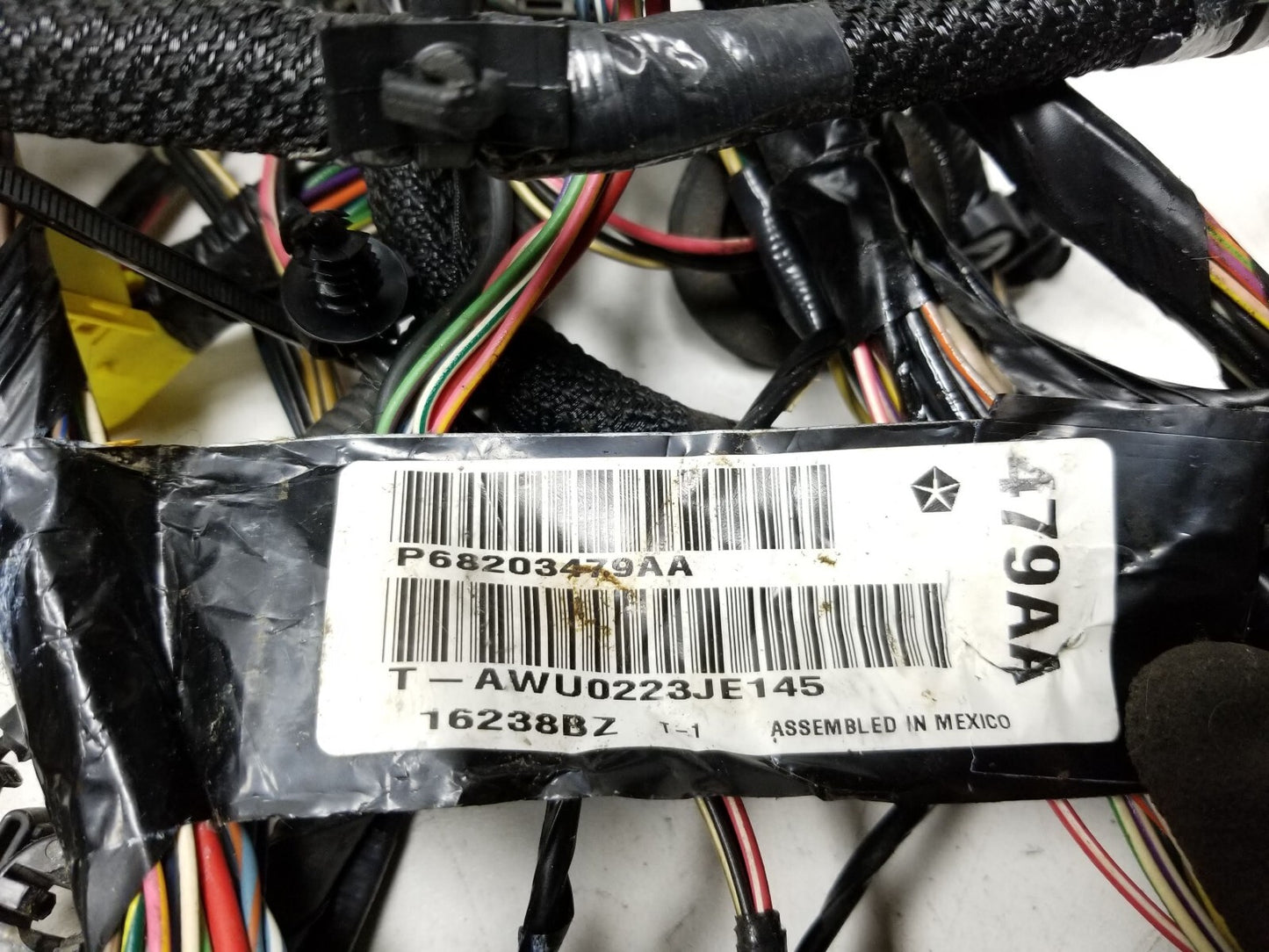 2013 Chrysler 200 Interior Floor Wire Harness OEM