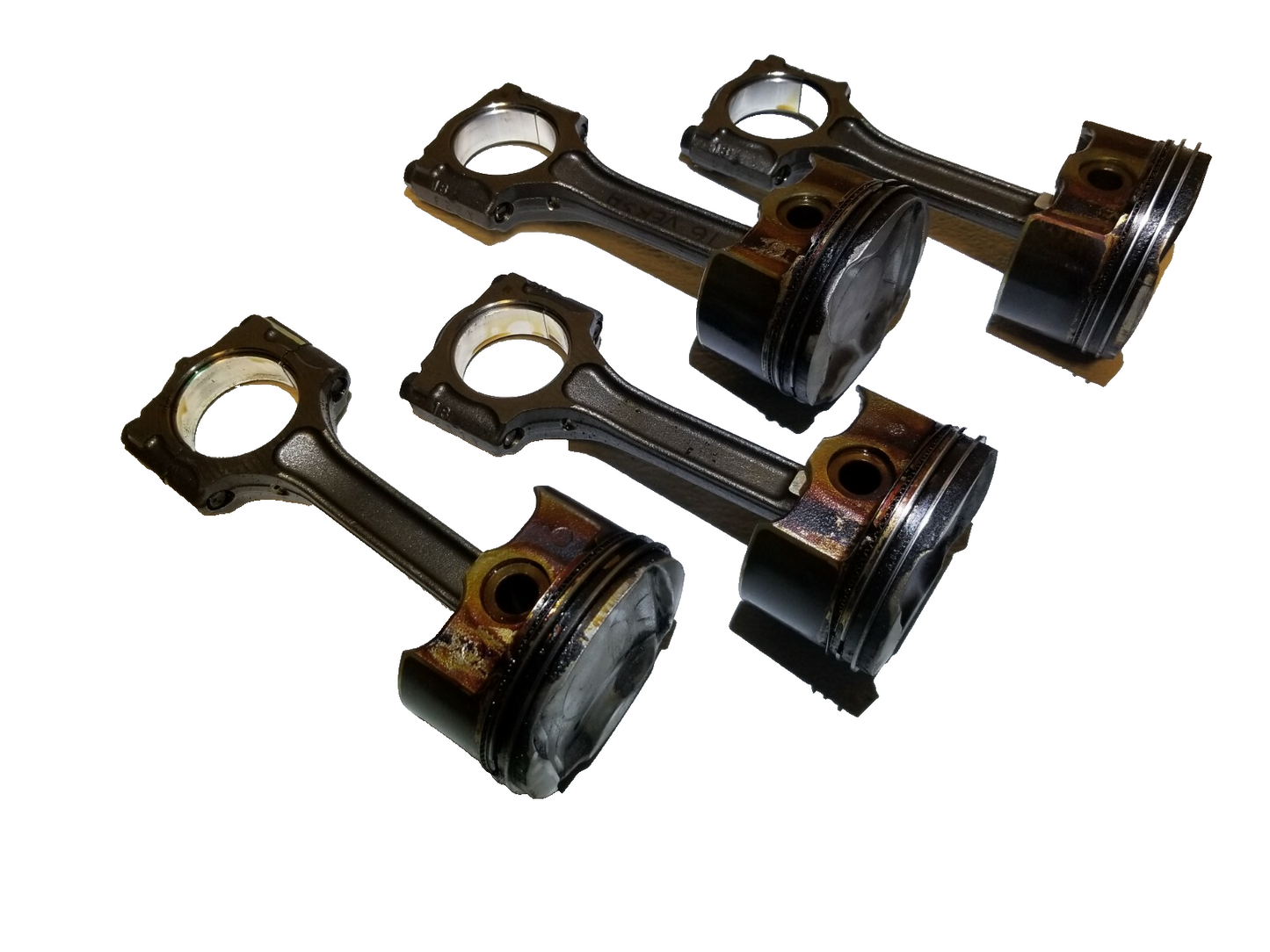 2016 Nissan Versa 1.6l Piston W/ Connecting Rod 4pcs OEM