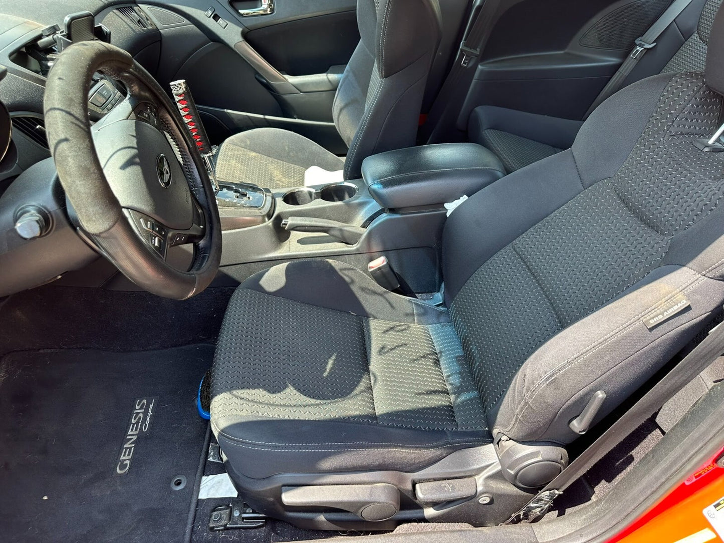 09-12 Hyundai Genesis Coupe Front Seat Back Backrest Cover Trim Passenger Rh OEM