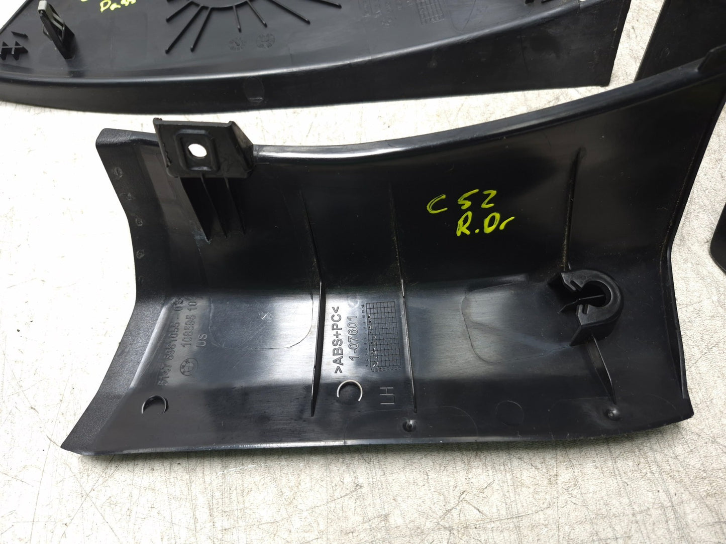 2008 BMW X6 E71 Dash Pilar Interior Trim Cover 8pcs OEM