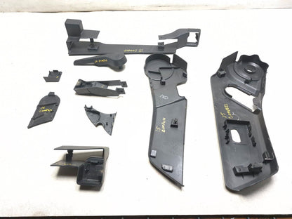 2015 Jeep Compass Front Left Driver Side Seat Trim Panel 9 Pcs OEM