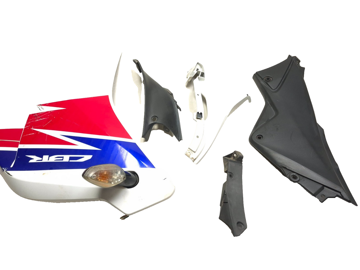 2013 Honda Cbr250 Left Side Fairing Cowl Panel 5psc OEM