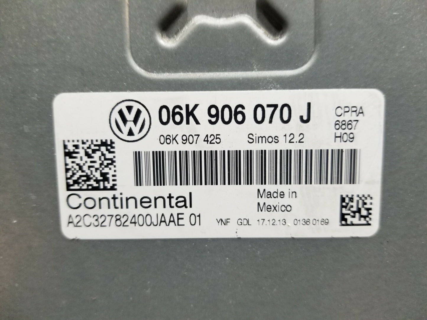 2014 Volkswagen Passat Ecu Engine Control Module Computer OEM