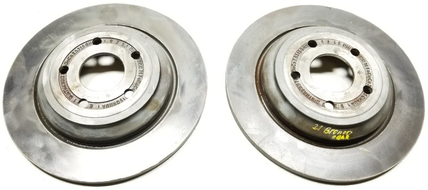 2021 Ford Bronco Sport Rear Brake Rotor Disc 2pcs OEM
