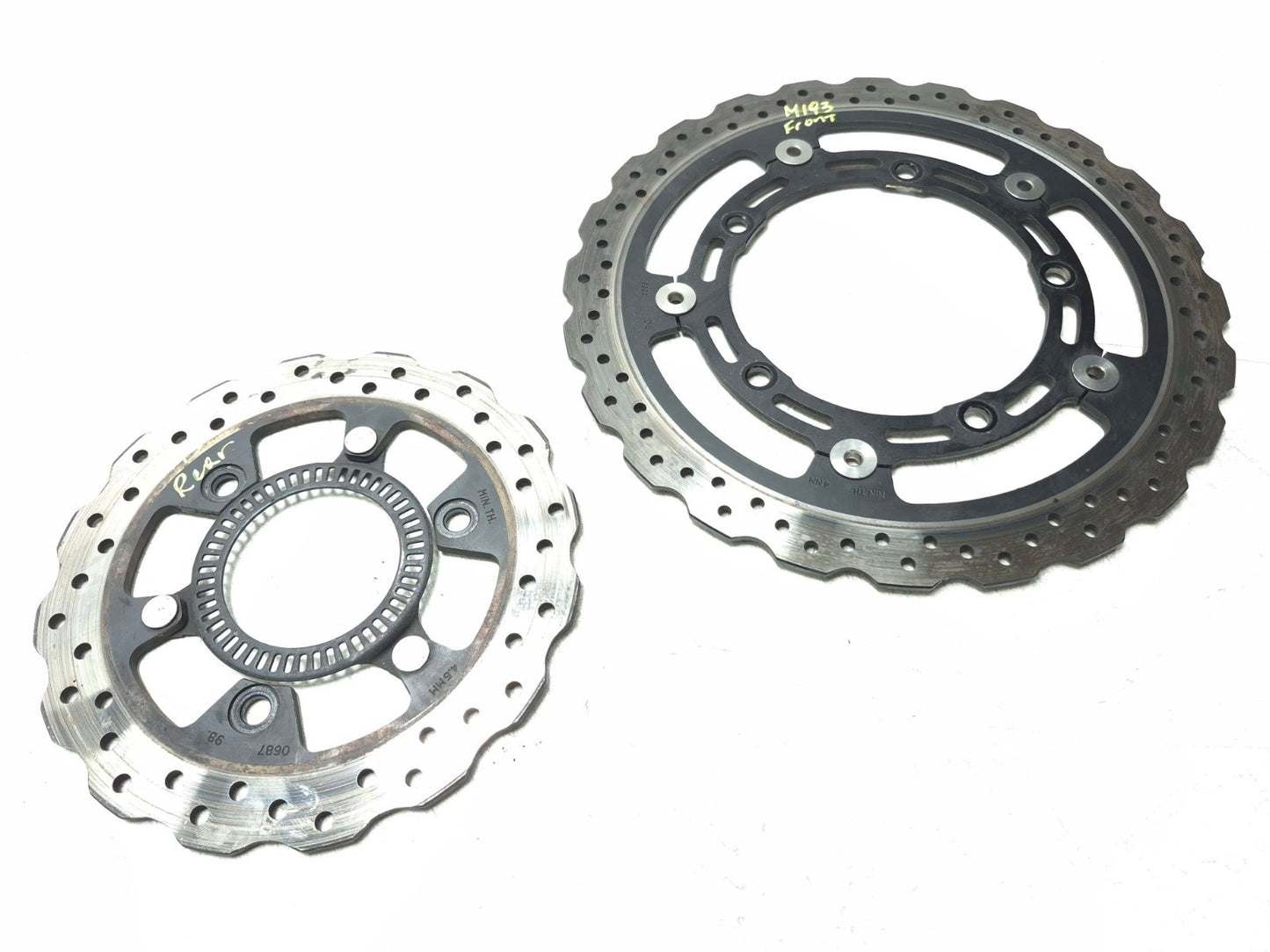 2019 Kawasaki Z400 Er400 Brake Disc Rotor Front & Rear Pair OEM