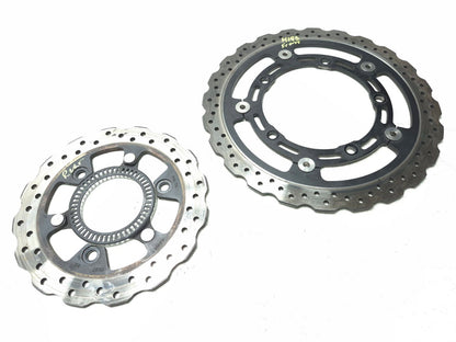 2019 Kawasaki Z400 Er400 Brake Disc Rotor Front & Rear Pair OEM