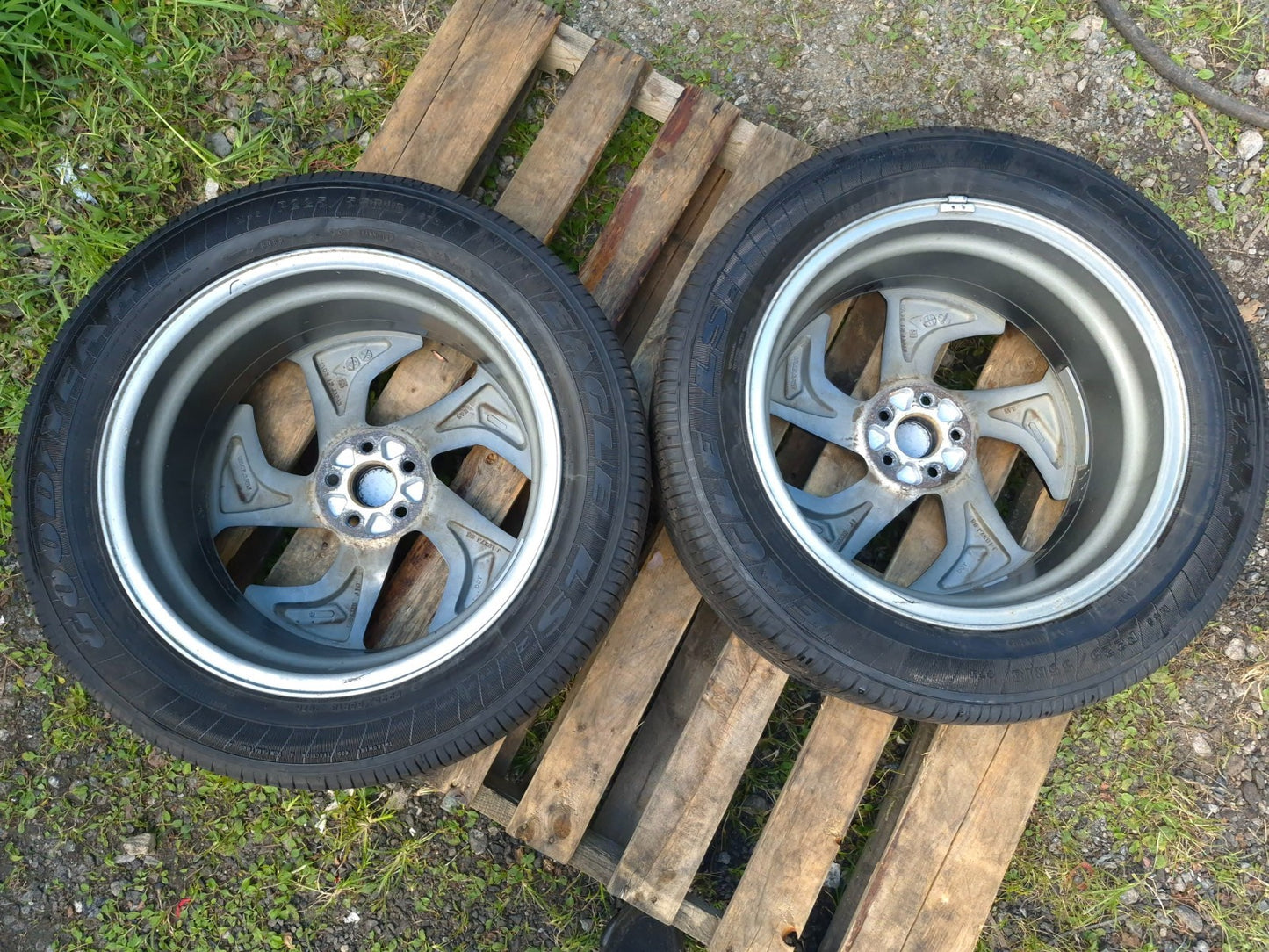 2022 Subaru Crosstrek Wheel Rim W/ Tire 225/55/r18 18x7j 6.3/32 Pair 2 Pcs OEM