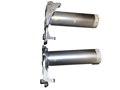 04-09 Audi A8 Front Left & Right Chassis Leg Extension Beam Absorber Pair OEM