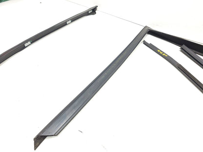 07-13 BMW E70 X5 Door Window Chanel Trim & Seal Front Driver Side Left 4pcs OEM