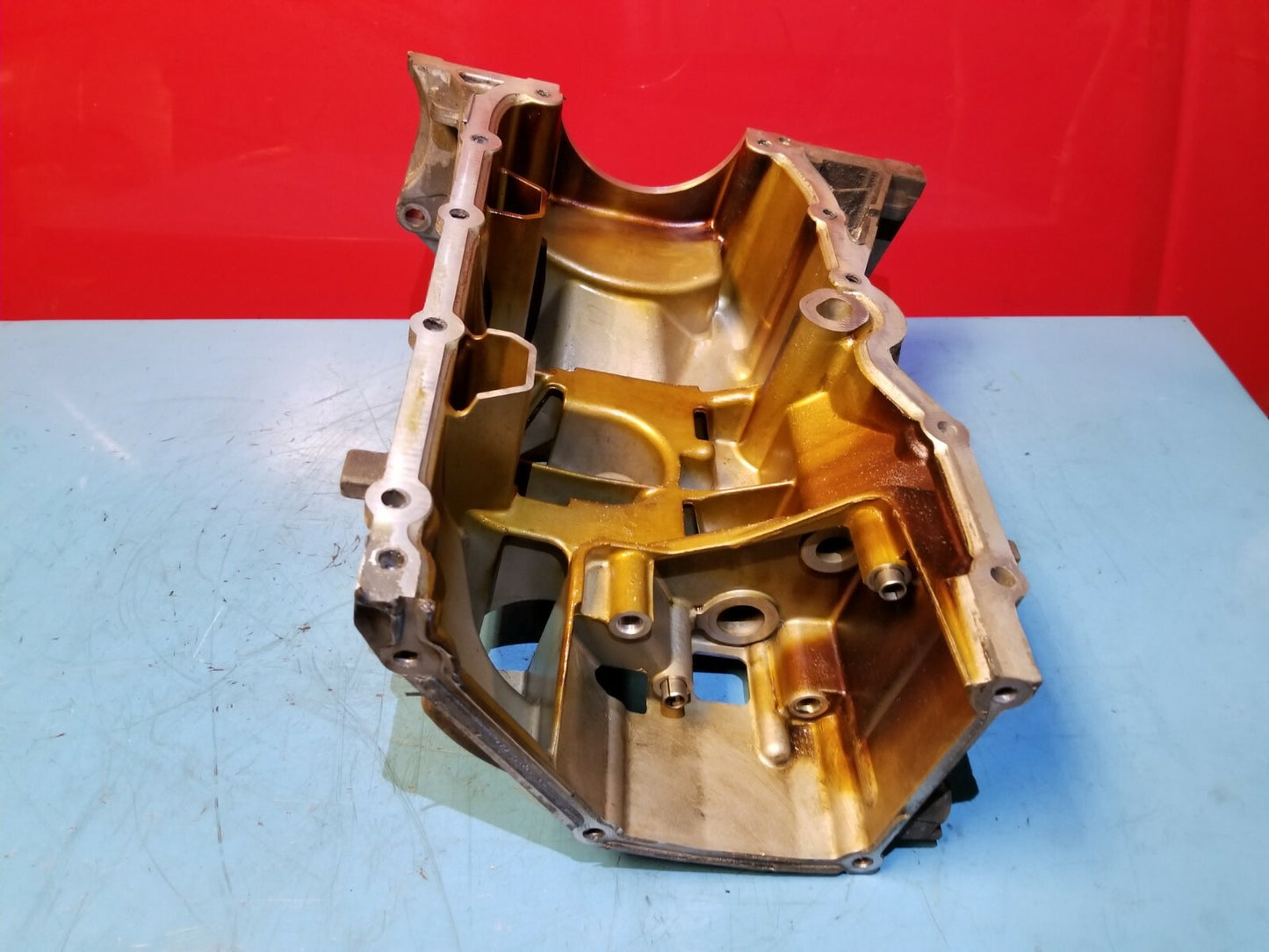2013 Nissan Versa 1.6l Engine Upper Oil Pan OEM