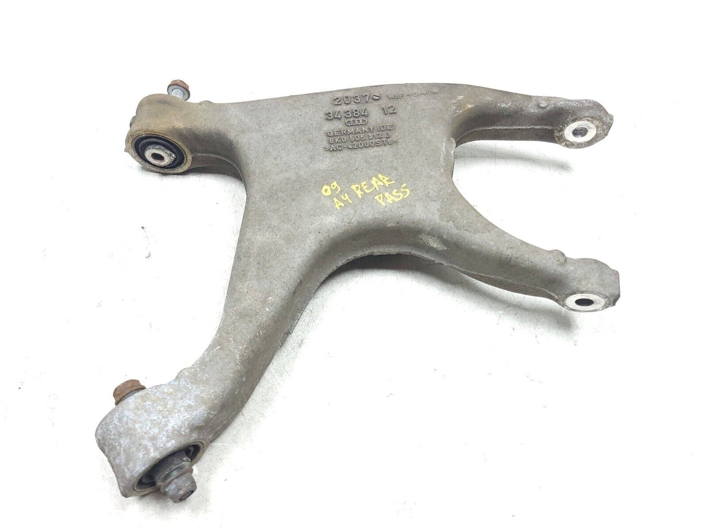 09-12 Audi A4 Quattro Rear Control Arm Passenger Side Right 3pcs OEM