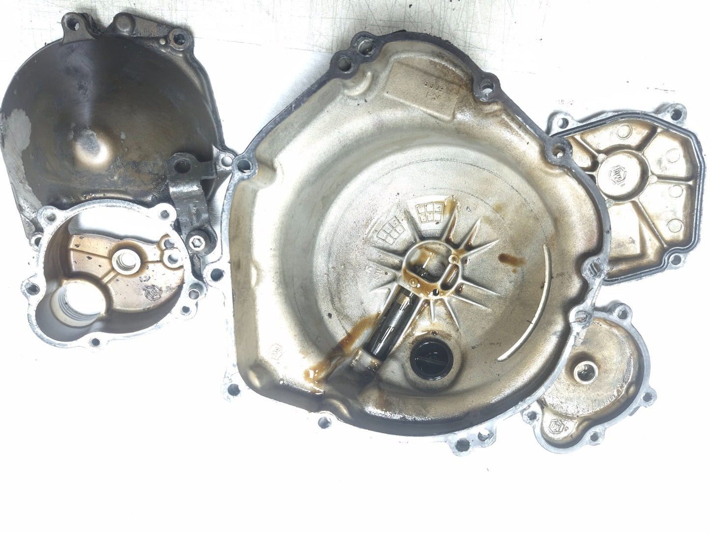 2005 Kawasaki Ninja Zx10r Engine Side Cover Set OEM